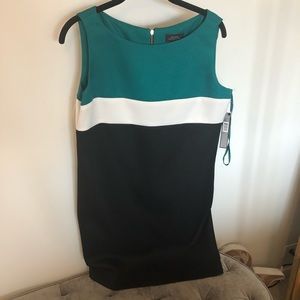 Tahari Colorblock Shift Dress